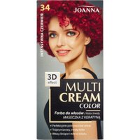 Joanna Multi Cream Color Tinta per capelli, 34 Rosso Intenso