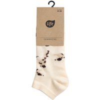 Life fantasmini in cotone Hipster, motivo J.R. Terrier écru, taglia 39-42