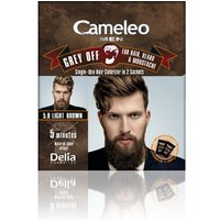 Delia Cameleo Men Grey Off Tintura per capelli bustina 2x 15 ml, 5.0 Castano Chiaro