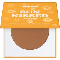 Miyo Matt Bronzing Powder Sun Bronzer per il Viso, 01 Warm Bronze Warm Bronze
