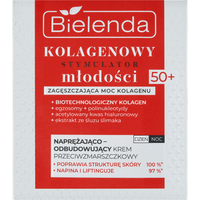 Bielenda Stimolatore di Collagene Crema Tensiva Rigenerante 50+ Giorno/Notte 50 ml