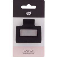 Life Clip per capelli piccola (5 cm) nera opaca, 1 pz