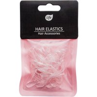 Life Elastici per capelli trasparenti, 60 pz
