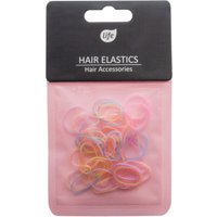 Life Elastici per capelli in tessuto pastello, 60 pz