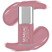 Semilac Smalto Semipermanente One Step Glossy, S201 Earth Pink