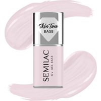 Semilac Base per smalti ibridi Skin Tone Cover Base, Natural Pink