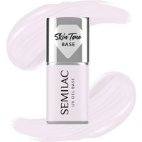 Semilac Base per smalti ibridi Skin Tone Cover Base, Milky Pink