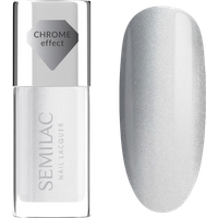 Semilac Smalto classico Nail Lacquer, 115 Silver Chrome