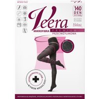 Veera Premium Microfibra Collant a Compressione Graduata 140 Den Mélange, Taglia 2