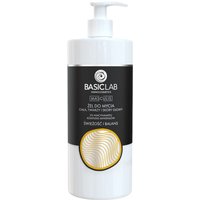 BasicLab Masculis Gel detergente per corpo, viso e cuoio capelluto 2% niacinamide, complesso minerale