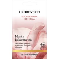 Uzdrovisco Maschera al Collagene Ringiovanimento al Collagene, 2x5ml