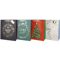 Incood Borsa regalo - Ghirlanda/Ramoscelli (26x32 cm) 1 pz.