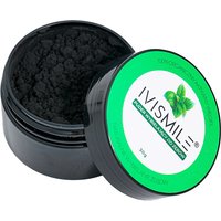 Ivismile Polvere di carbone per denti, gusto menta