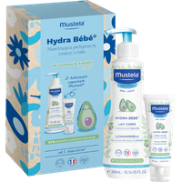 Mustela Set Hydra Bebe Cura idratante per viso e corpo: Latte corpo + Crema