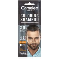 Delia Cameleo Men Shampoo Colorante, 3.0 Marrone Scuro bustina.