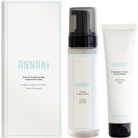 Annani set Duetto per la pulizia della pelle in due fasi: Burro 100g + Schiuma detergente 200ml