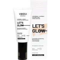 Veoli Botabica Lets Glow Crema BB Illuminante e Idratante, 3.0 W Golden Beige