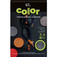 Veera Color Gambaletti compressivi uomo, Colore Indigo, Taglia 4/XL