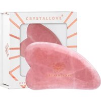 Crystallove Pietra di quarzo rosa per massaggio viso gua sha