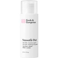 Geek & Gorgeous Smooth Out Tonico Esfoliante con Acidi AHA 12% e Fico d'India Lenitivo 30 ml