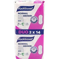 Vuokkoset Assorbenti Normali senza Ali, duopack (2 x 14 pz.)
