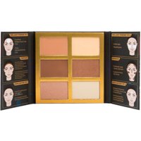 J.Cat Symphony Face Obsession Palette Contouring, 102 Medium/Dark