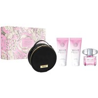 Versace Bright Crystal Set: eau de toilette + gel doccia + lozione per il corpo + trousse