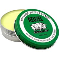 Reuzel Green Pomade Grease, Pomata per capelli a base di cera con tenuta media