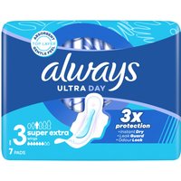 Always Ultra Ultra Giorno Assorbenti, 7 pezzi.