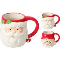 Koopman Tazza natalizia 440ml, dolomite, assortimento di 2 motivi