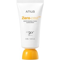 Anua Zero-Cast Crema Solare Idratante, Finitura Idratante Ultralight, SPF50+