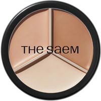The Saem Cover Perfection Triple Pot, 02 Contour Beige Correttore
