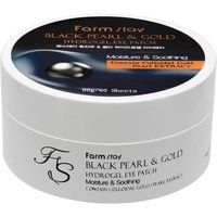 Farmstay Black Pearl & Gold Patch Idrogel Occhi 60 pz
