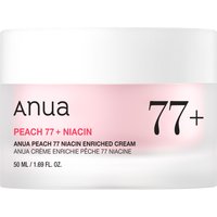 Anua Crema Arricchita con Niacina al 77% di Pesca, Crema-Gel Illuminante con Estratto di Pesca