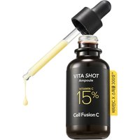 Cell Fusion C Toning C Vita Shot, Siero illuminante con il 15% di vitamina C e microaghi