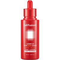 Cell Fusion C Laser UV Pore Sun Serum, Siero protettivo levigante e restringente per i pori, SPF50+/PA++++