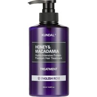 Kundal Honey & Macadamia Trattamento Proteico, Rosa Inglese 500 ml