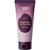 Eqqualberry Purple Rice Detergente Purificante per i Pori, Maschera di Argilla per il Viso ad Azione Profonda