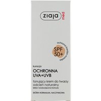 Ziaja Med SPF 50+ Trattamento Protettivo UVA+UVB Crema colorata per il viso tonalità naturale 50 ml