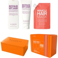 Eleven Australia Repair Holiday Trio Set: shampoo rigenerante + balsamo rigenerante + maschera nutriente per capelli