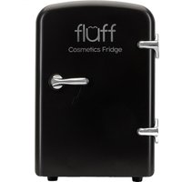 Fluff Frigorifero Cosmetico con Logo Argentato Nero Opaco