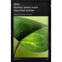 Abib Gummy Sheet Mask Heartleaf Sticker Maschera in Tessuto 27 ml