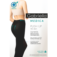 Gabriella Collant Push Up 40 den, Nero, Taglia 4