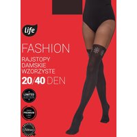 Life Collant Donna con Motivo Fiocchi di Neve, Taglia 3