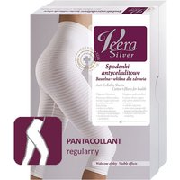 Veera Silver Pantaloncini Anticellulite Modello Pantacollant, Vita Regolare, Taglia M