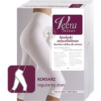 Veera Silver Pantaloncini Anticellulite Modello Corsaro, Vita Regolare, Taglia M