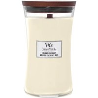 Woodwick Core Island Coconut Candela grande