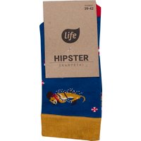 Life Calzini Hipster Motivo Bassotti, taglia 43-46