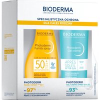 Bioderma Photoderm Set: spray protettivo Family SPF 50+ + gel-crema idratante doposole