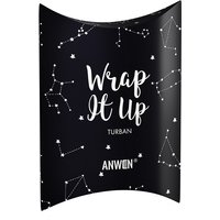 Anwen Turbante per Capelli Wrap It Up Nero